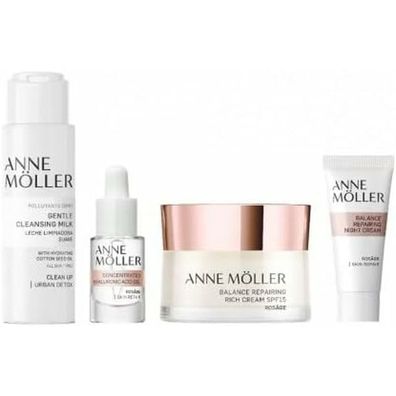 Unisex-Kosmetik-Set Anne Möller Rosâge Balance Rich Repairing Cream 4 Stücke Default