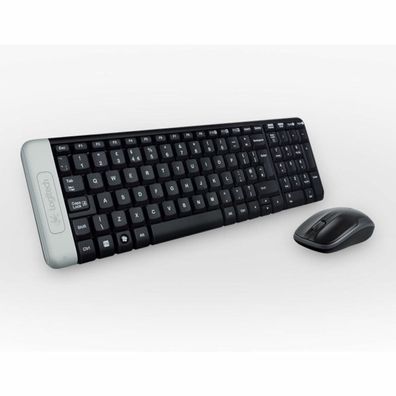 Tastatur mit Drahtloser Maus Logitech TDS6080 Kunststoff 2400 W Default Title