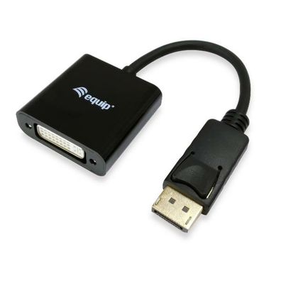 Adapter DisplayPort auf HDMI/VGA Equip 133431 Schwarz 20 cm Default Title