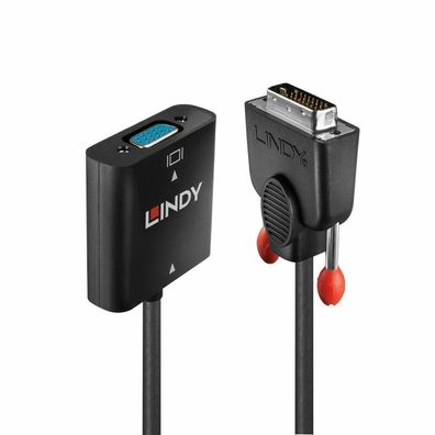 DVI-D-zu-VGA-Adapter LINDY 38189 Schwarz Default Title