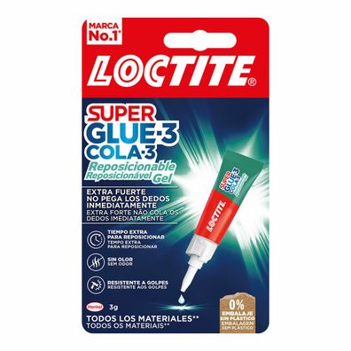 Klebstoff Loctite SuperGlue-3 2943113 3 g Reposicionável Gel Default Title