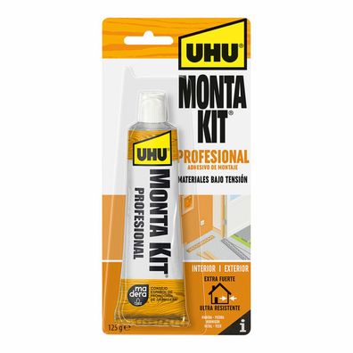 Versiegelung/Klebstoff UHU 6310658 Montakit Professionell Weiß 125 g Default Title