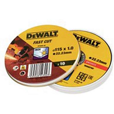 Trennscheibe Dewalt Fast Cut dt3506-qz 10 Stück 115 x 1 x 22,23 mm Default Title