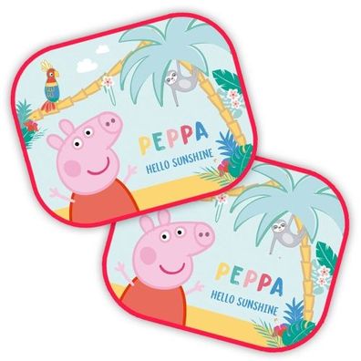 PEPPA PIG Auto Sonnenschutz, Schattenspender, 2 Stück