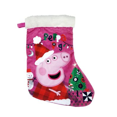 Weihnachtsstrumpf Peppa Pig Cosy corner 42 cm Default Title