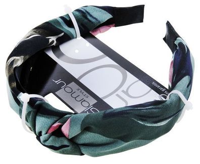 Glamour Grüner Knotted Haarband für Damen