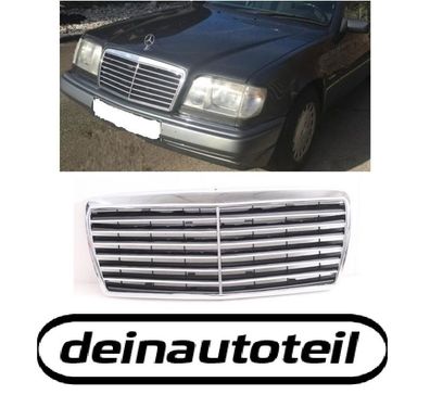 Sportgrill Kühlergrill für Mercedes Benz W124 S124 C124 A124 E Klasse Avantgarde