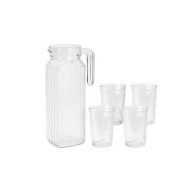 Set mit Krug und Gläsern Excellent Houseware ye9000500 200 ml 1,1 L (5 Stücke) Defaul