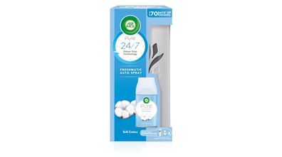 Air Wick Freshmatic Pure Soft Cotton Starterkit – Automatischer Lufterfrischer