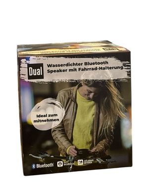 Dual BTP 3 Bluetooth Lautsprecher – Wasserdicht, AUX, inkl. Fahrradhalterung