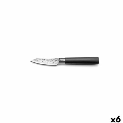 Schälmesser Richardson Sheffield Katana Schwarz Metall Bakelit 8 cm (6 Stück) Default