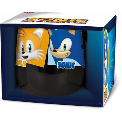 Tasse mit Box Sonic aus Keramik 360 ml Default Title