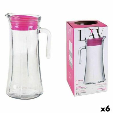 Transparenter Glaskrug LAV LV-TRU140 PK0001RP (6 Stück) (1400 ml) Default Title