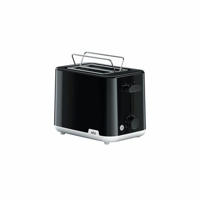 Toaster Braun HT 1010 BK 900 W Schwarz/Silberfarben Default Title