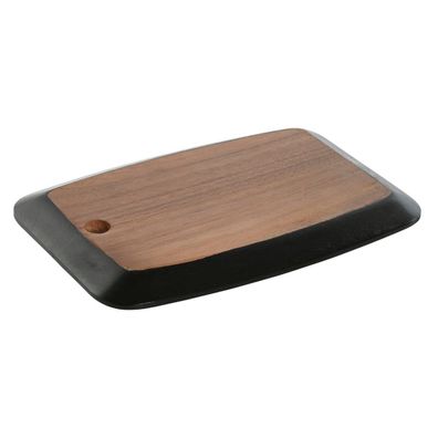 Schneidebrett Home ESPRIT Schwarz natürlich Akazienholz Tafel 30 x 20 x 1,8 cm Defaul