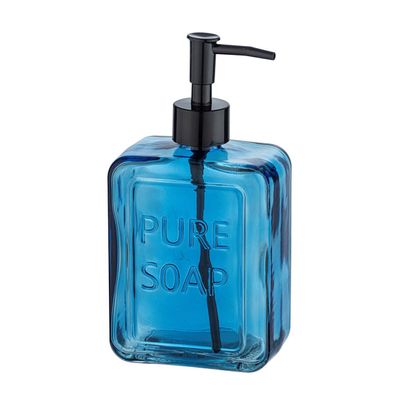 Seifenspender Wenko Pure Soap 550 ml Blau Glas Default Title