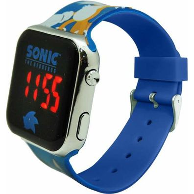 Digitale uhr Sonic Für Kinder LED-Screen Blau Ø 3,5 cm Default Title