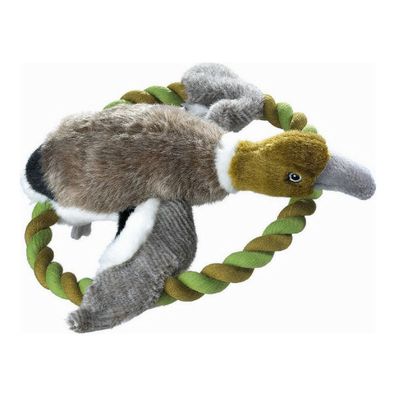 Kuscheltier für Hunde Hunter Wildlife Train Mit Seil Ente (26 cm) Default Title