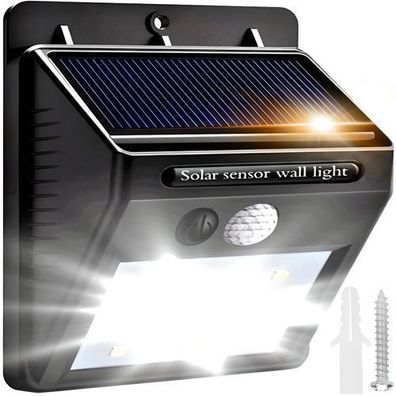 Solarlampe mit Bewegungssensor Outdoor Wasserdicht 20 LED Garten Solar Retoo