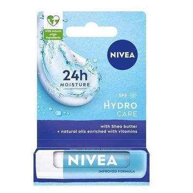 Nivea Hydro Care Lip Balm, 4,8 g