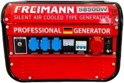 Notstromaggregat Benzin Freimann S8500W Stromerzeuger Generator Aggregat Leise