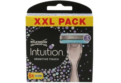 6x Wilkinson Intuition Sensitive Touch Ersatzklingen für Damen NEU OVP