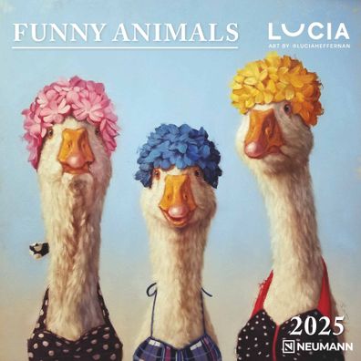 Funny Animals - Broschürenkalender 2025