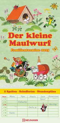 Der kleine Maulwurf Familienplaner 2025 - Familienplaner 2025