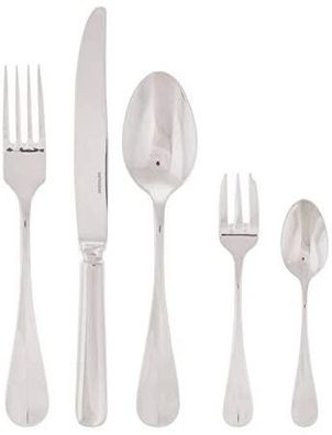 Sambonet Baguette Edelstahl versilbert Besteck 30tlg. Vh. 52786-N1