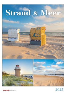 Strand & Meer 2025 - Wandkalender 2025