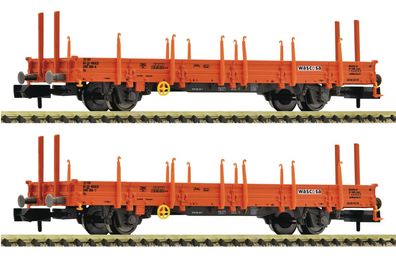 Fleischmann 825752 2-tlg. Set Schwenkrungenwagen der Wascos Spur N