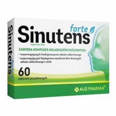 Sinutens Forte 60 Tabletten zur Atemwegsunterstützung