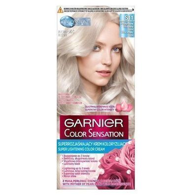 Garnier Professionelle Haarfarbe S11 - Pflegende Aufhellende Colorationscreme, Rauchi