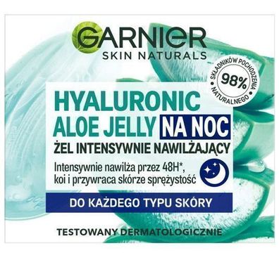 Garnier Hyaluron Aloe Nachtcreme Feuchtigkeitsgel fér alle Hauttypen, 50ml