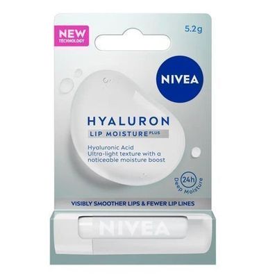 Nivea Hyaluron Lip Moisture Plus, 5,2g