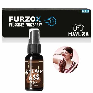 FURZOX Pupsspray Stinkbombe Scherzartikel Furzspray 30 ml Gag Scherz stinken