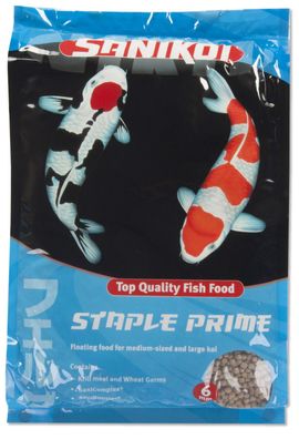 Koi Fischfutter Sanikoi Staple Prime 6 mm 10 Liter Velda