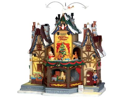 Weihnachtsfigur Holiday hamlet christmas shoppe with 4.5v adaptor Lemax