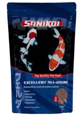 Karpfenfutter Sanikoi Excelent allround 3 mm 1 Liter Velda