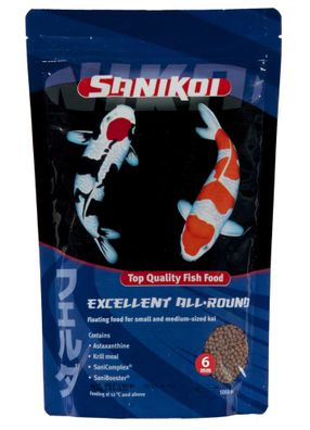 Karpfenfutter Sanikoi Excelent allround 6 mm 1 Liter Velda