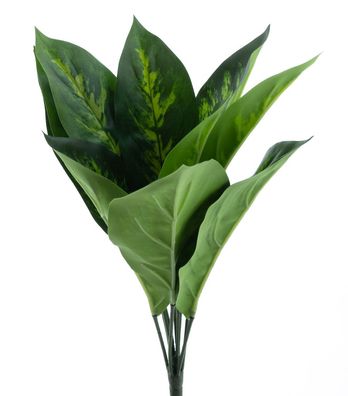 Aglaonema Pflanze creme/grün 44 cm Kunstblume Nova nature