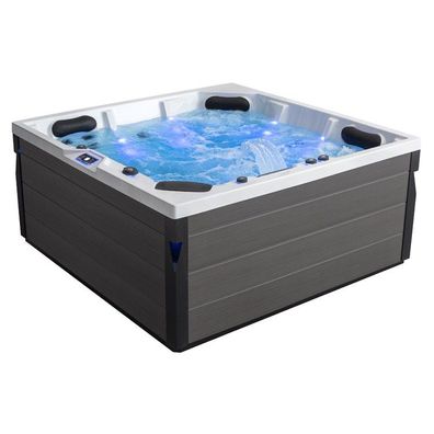 AWT IN-403 eco Sterling Silver 200x200x90 grau Whirlpool Aussenwhirlpool Outdoor