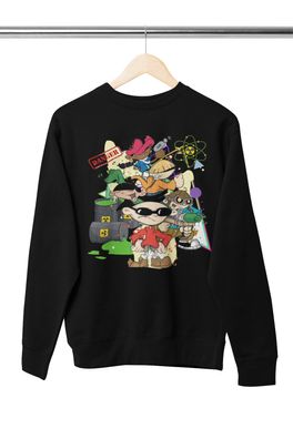 Retro KND Deckname: Kids Next Door Cartoon Serie 90s Bio Herren Bio Pullover