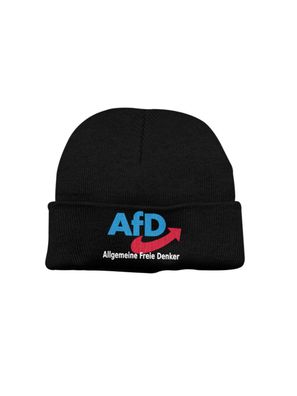 Spruch AFD Allgemeine Freie Denker Warme Wintermütze Beanie