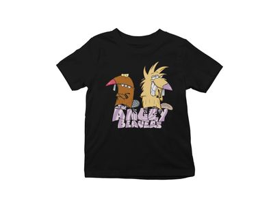 Retro The Angry Beavers Biber Brüder Cartoon 90s 90s Kinder Bio Baumwolle Shirt