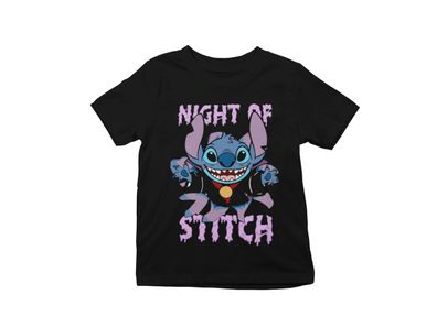 Retro Halloween Stitch Alien Serie 90s 80s Kinder Bio Baumwolle T-Shirt