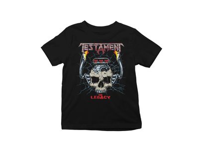 Retro Testament Thrash-Metal 70s 80s Musik Konzert Kinder Baumwoll T-shirt