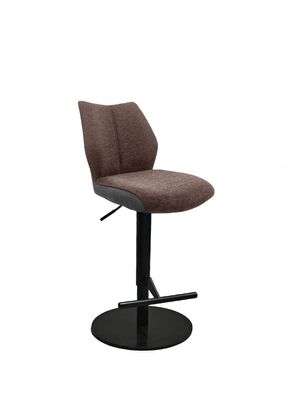 Design Barhocker Stella S Gestell schwarz matt rund