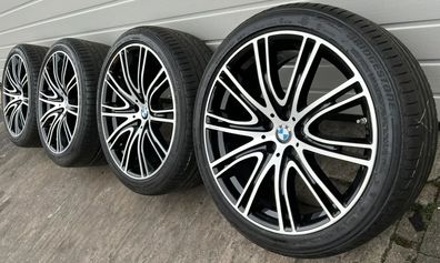 4x Original BMW 6er GT G32 7er G11 G12 20 Zoll Sommerräder V Speiche 759i DOT23 6,5mm