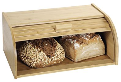 KESPER Brotkasten mit Rollklappe Bambus FSC® 40x27x16,9cm